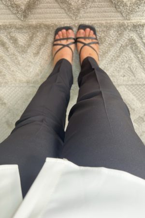 Pantalon slim noir